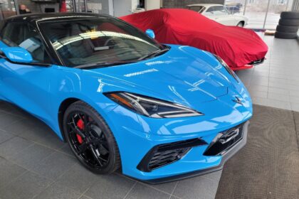 Blue C8 ceramic coated